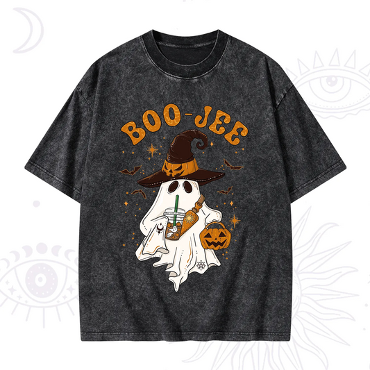 Boo Jee Halloween Washed T-Shirt