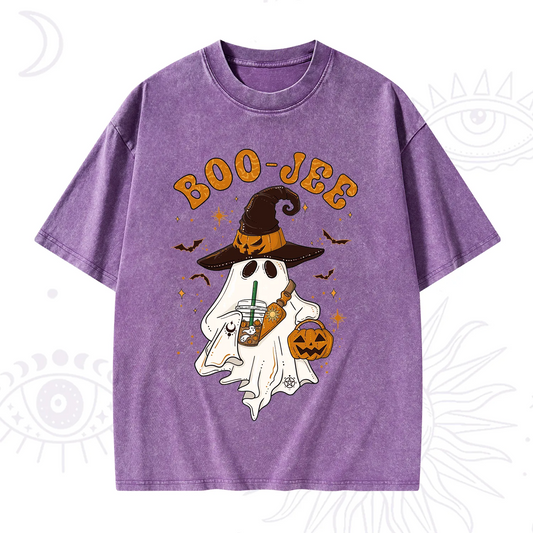 Boo Jee Halloween Washed T-Shirt
